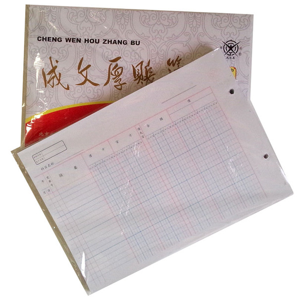 成文厚 乙式614-2手写活页式明细帐多栏账 11栏多栏明细账本