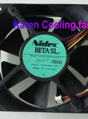 全新原装NIDEC 8025 12V 0.23A D08A-12PS14 01A11日立投影机风扇