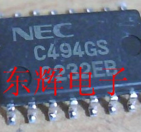 贴片 C494GS  UPC494GS进口拆机稳压器IC芯片SOP-16 中体5.2MM