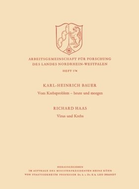 【预售】Vom Krebsproblem Heute Und Morgen. Virus Und Krebs