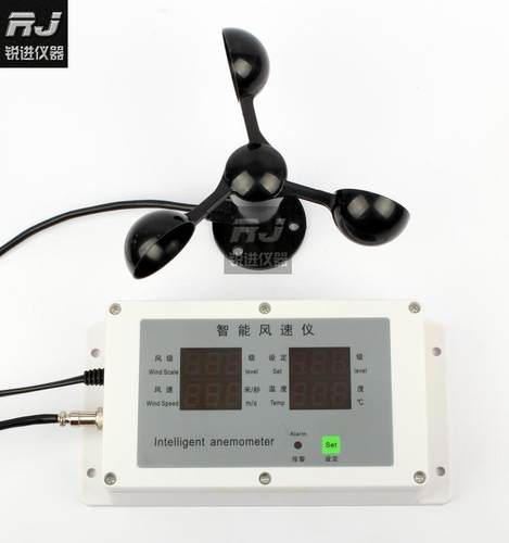 塔机塔吊专用风速仪风速计建筑工地施工气象风力级温度船舶两件式