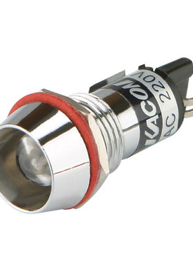 凯昆KACON24V信号灯  12mm金属壳LED指示灯 24V红色 KL1224R