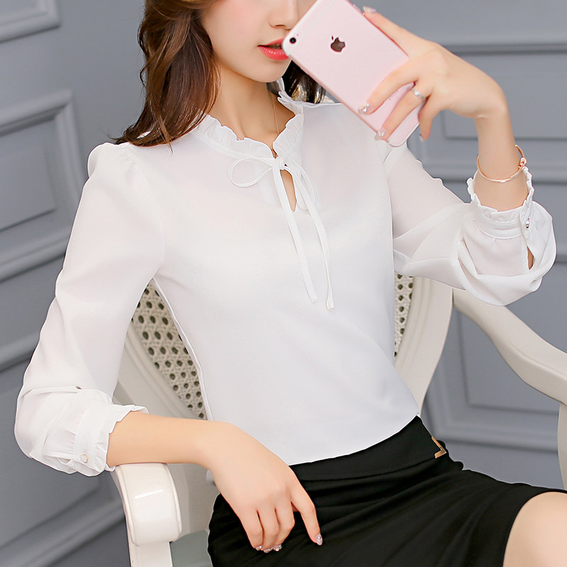 纽斯雅衬衫女长袖时尚蝴蝶结打底衫上衣2020春夏新款女装显瘦衬衣|msdalam kategori Butik wanita / wanita, shirt - dari Buy2taobao.com untuk memberikan perkhidmatan ejen Taobao profesional membeli