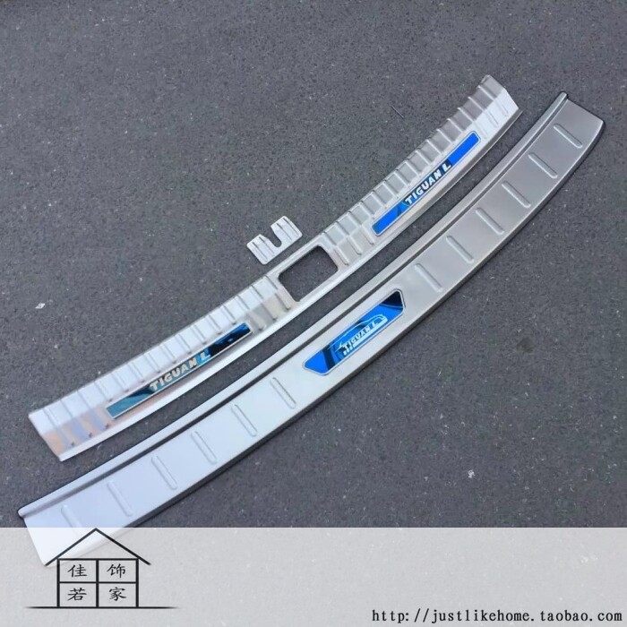 途观l行李箱不锈钢后护板
