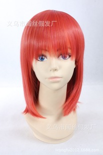 歌之王子殿下 七海春歌 橘红色 橘色 收脸 短发COSplay假发 假毛