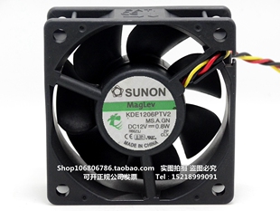 建准 KDE1206PTV2 12V 0.8W 6025 6CM 超静音 电源 机箱电脑风扇