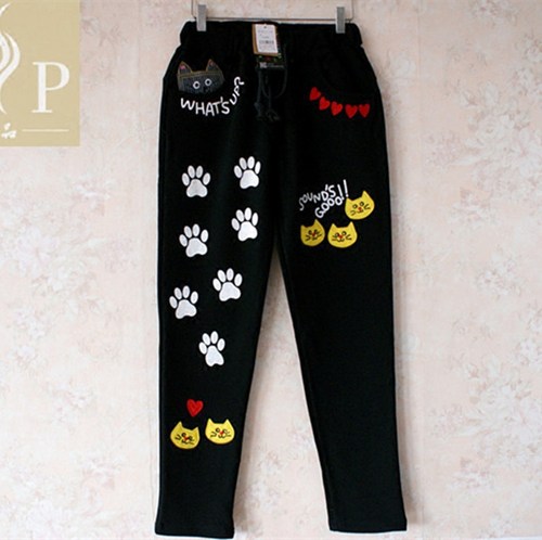 rough加绒加厚休闲风冬季运动裤