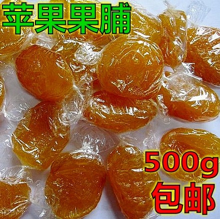 包糖果包装纸红富士大红色苹果果脯水果干蜜饯糖果 出口日本500克