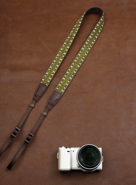 cam-in 绣花系列专业相机背带 通用接口 cam7583