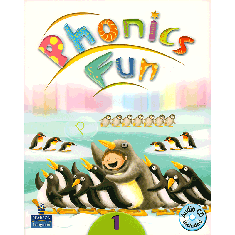 培生英文原版进口 朗文自然拼读 longman Phonics Fun 学生用书+CD 第一级 幼少儿教材 小学英语拼读