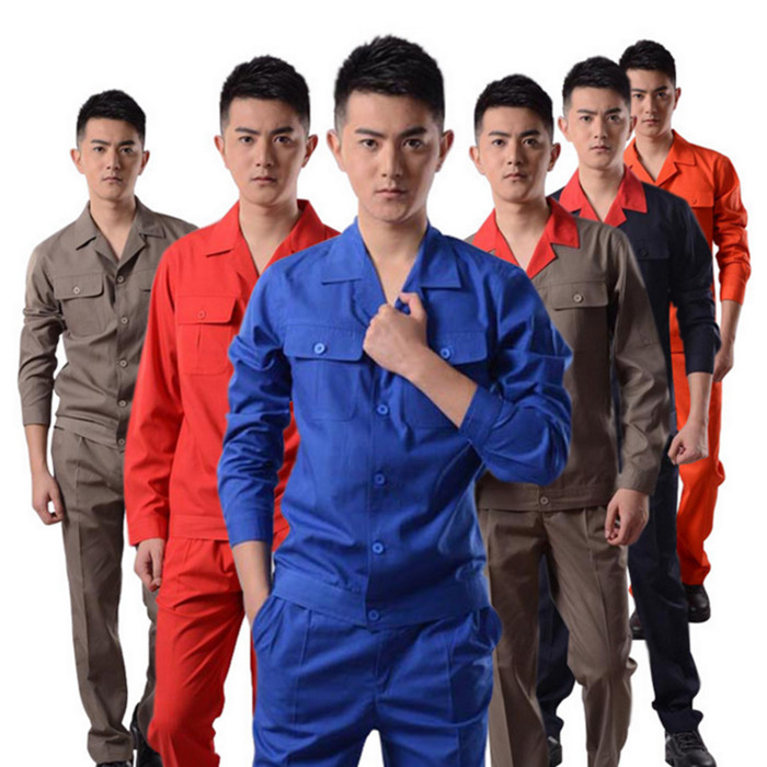 包邮春夏季薄款工作服套装长短袖劳保服汽修理厂工装车间厂服4s店