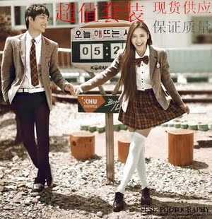 英伦学院派韩版校服初高中学生班服男女款合唱表演制服西装外套装