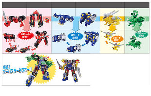 奧特曼X 特命戰隊食玩劇場版合体一套六盒沒動物魔法恐龍 minipla