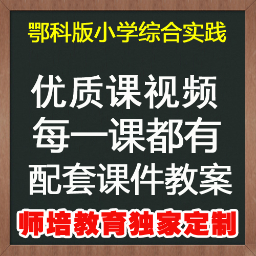 【鄂教版小学综合实践优质课公开课试讲说课配