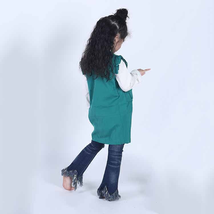 Gilet fille en Toile de coton - Ref 2071606 Image 4