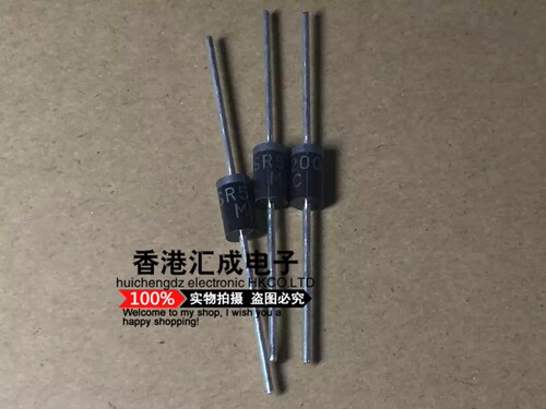 MBR5200 MBR5200A SR5200 直插5A/200V DO27肖特基二极管原装50个