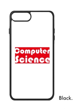 适用于iPhone科计算机科学红色字Xr手机壳max保护套678plus硅胶11