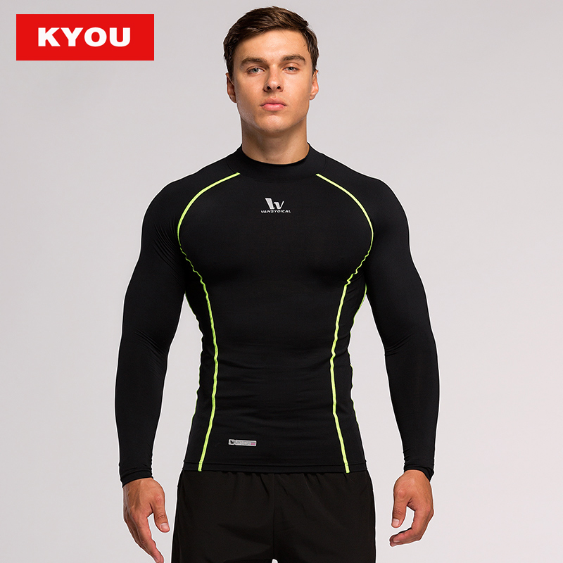 Vêtement fitness homme KYOU SPORTS AWGLCX-2015001 en spandex - Ref 617013 Image 1