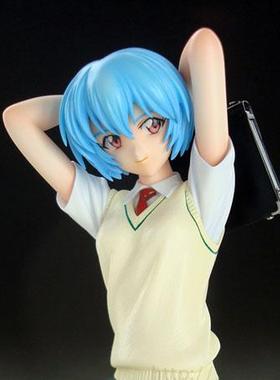 WSMG1/8凌波丽转校生ver春新世纪福音战士GK手办PU 白模现货