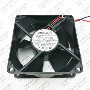 0.28A 变频器散热风扇 3112KL 2线 8CM 8032 24V B60 05W NMB 原装