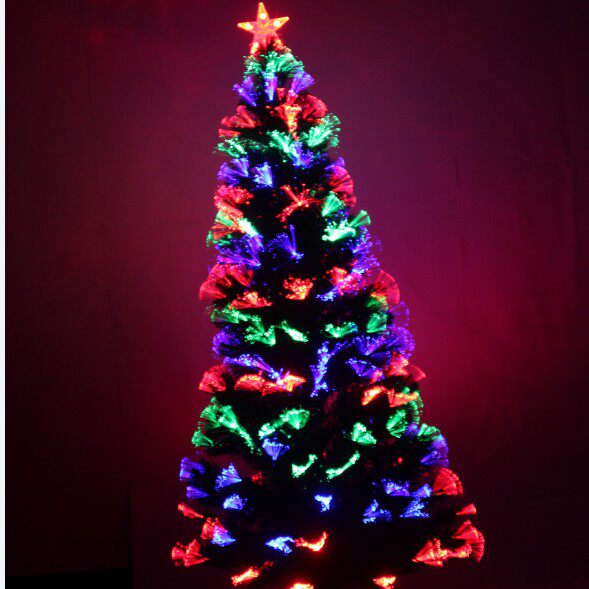 圣诞树 1.8m全光纤 七彩闪光 光纤圣诞树 圣诞节装饰4.5kg