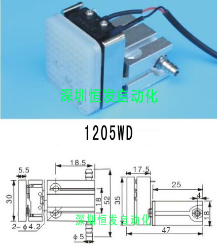 机械手配件气动元件注塑机配件天行抱具气缸1205WD带微动检知开关