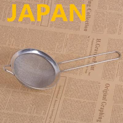 烘培工具手持面粉筛子加厚不锈钢筛网芝麻过滤网筛手动糖粉筛包邮