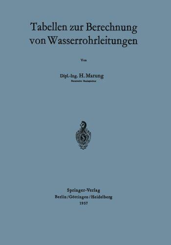 【预订】Tabellen Zur Berechnung Von Wasserro...