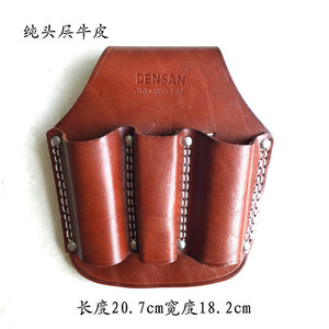纯牛皮电工组合工具腰包 工具套插件包一联三联五联钳套真皮皮带