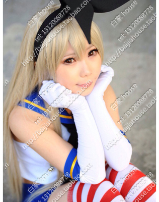 淡金色长直发战舰