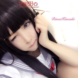 {甜心家}LoveLive!Sunshine!!黑泽黛雅已修剪好刘海 cosplay假发