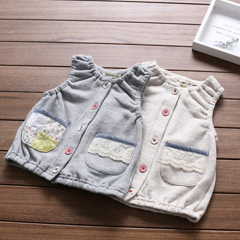 Gilet fille MEMAMUZ en Toile de coton - Ref 2071039 Image 1