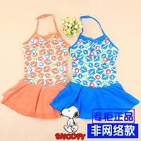 Mùa hè 2019 mới Snoopy quầy đồ bơi nữ đích thực bikini dây đai áo tắm một mảnh 55105 - Đồ bơi trẻ em váy trẻ em