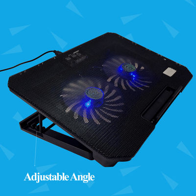 Portable Slim 2 Fans Notebook Cooling Pad Cooler Mat Laptop