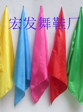 绿色舞蹈丝巾小方巾小方巾震霈