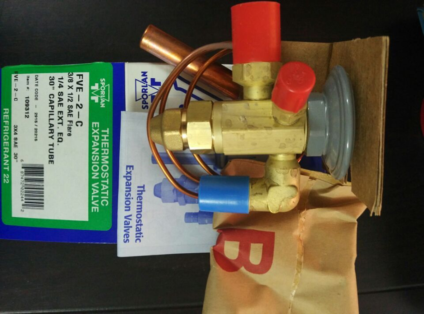 原装全新斯波兰SPORLAN热力膨胀阀 外平衡一体阀 截流阀 FVE-2-C