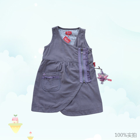 sigikid大童灯芯绒休闲风背心裙
