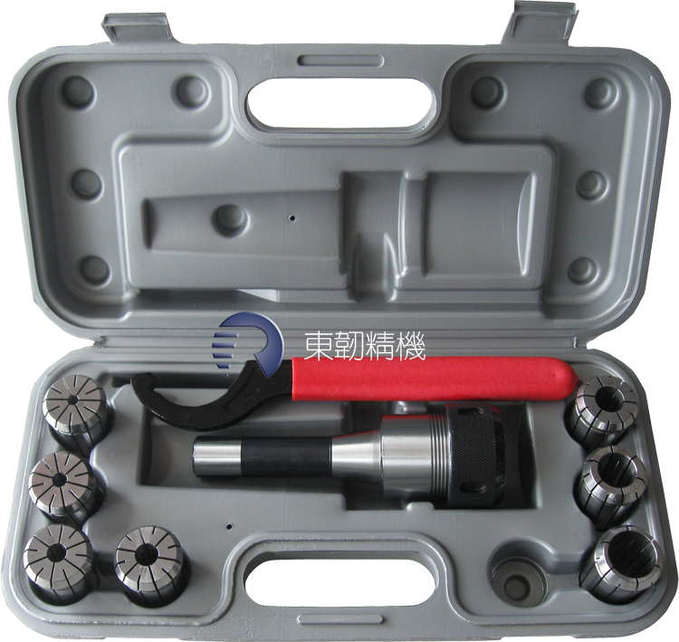 R8-OZ25铣夹头套装铣床快换强力刀柄筒夹头EOC-25铣刀套7件套装