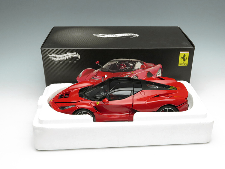 风火轮HOTWHEE1:18拉法拉利精细ELITE成品合金汽车模型现货拉法