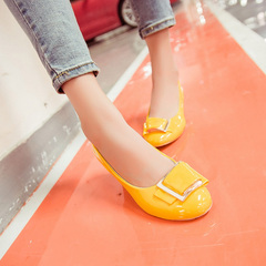 Spring sweet fashion shoes designer shoes wedges 15 white-collar workers with low cut shoes shoes patent leather light shoes