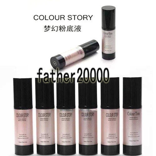 包邮正品colour time/colour story专业彩妆粉底液裸妆遮瑕液男女