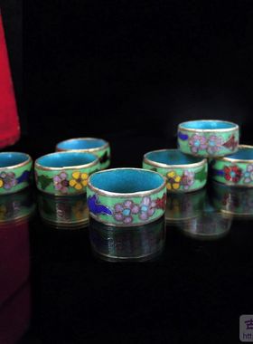 80年代正宗老北京铜掐丝珐琅（