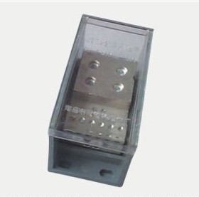 海燕 FJ6/JTS2-2x120/12x25二进十二出导轨分线器2进12出接线端子