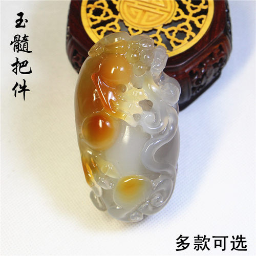 天然手把件手玩件貔貅