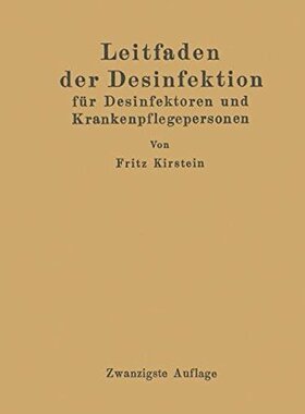 【预订】Leitfaden Der Desinfektion: Fur Desi...