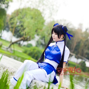 守护甜心赵灵儿 花千骨 碧瑶 霍秀秀 李莓铃 黑色现货cosplay假发