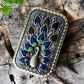 迦南美梵复古随身便携公主可爱小镜子创意折叠化妆镜梳妆镜礼物