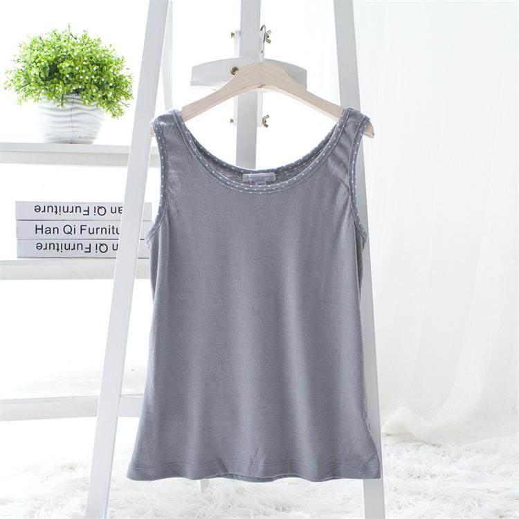 欧美单大码女装 夏装新款 纯色无袖小背心打底背心