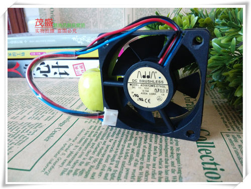 协喜ADDA 6020 6CM静音AD0612MS-C76GL 12V 0.13A 机箱3线风扇