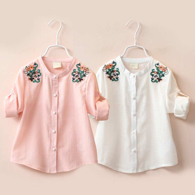 Chemise fille à manche longue - Ref 2088517 Image 1